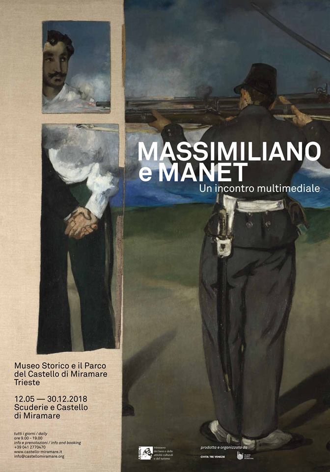 Massimiliano e Manet-Mostra Multimediale - Locandina©SensoImmersive